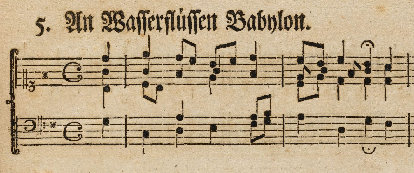 Chorale no. 5 from Birnstiel's edition
